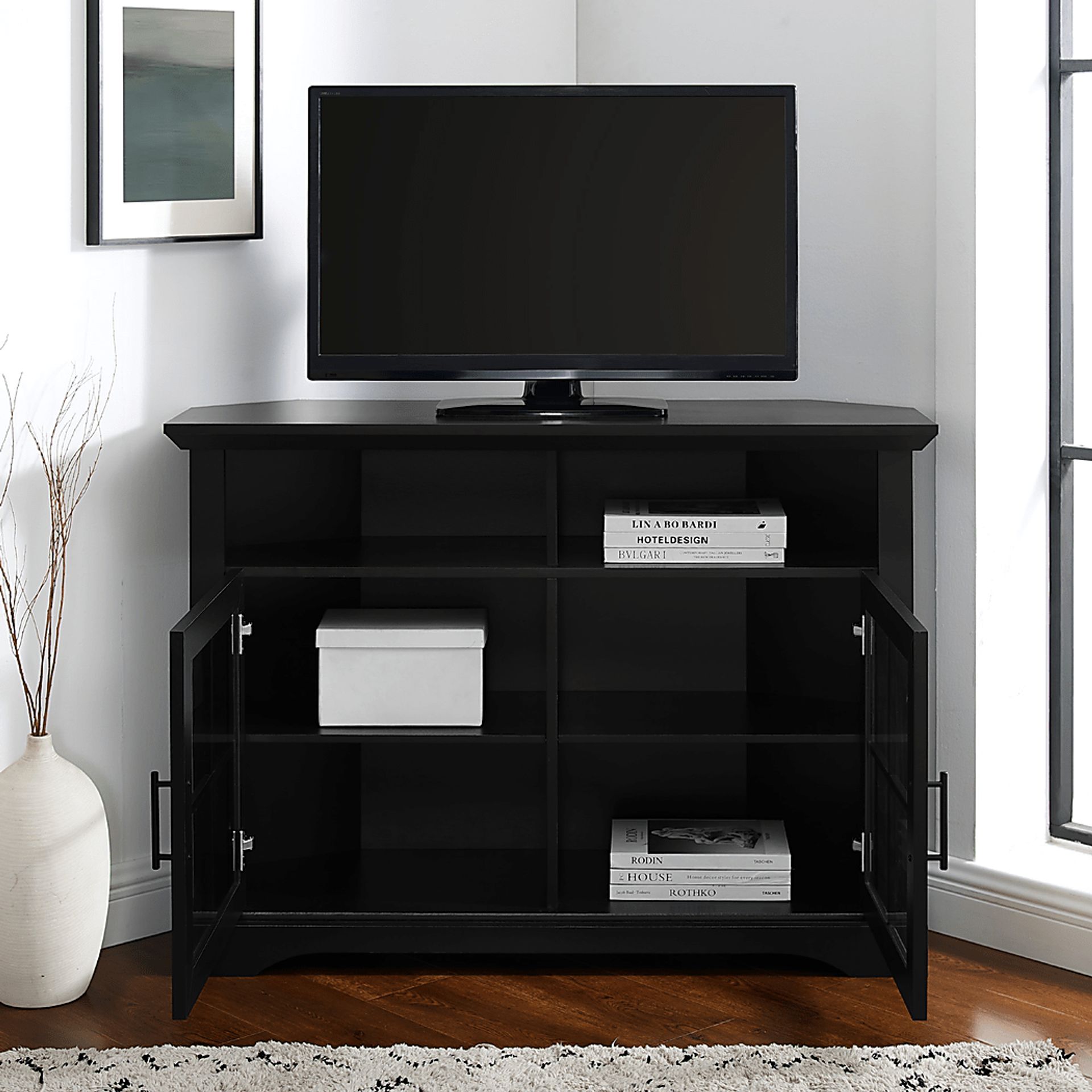 Beaconshope Black 44 in. Console - Image 7