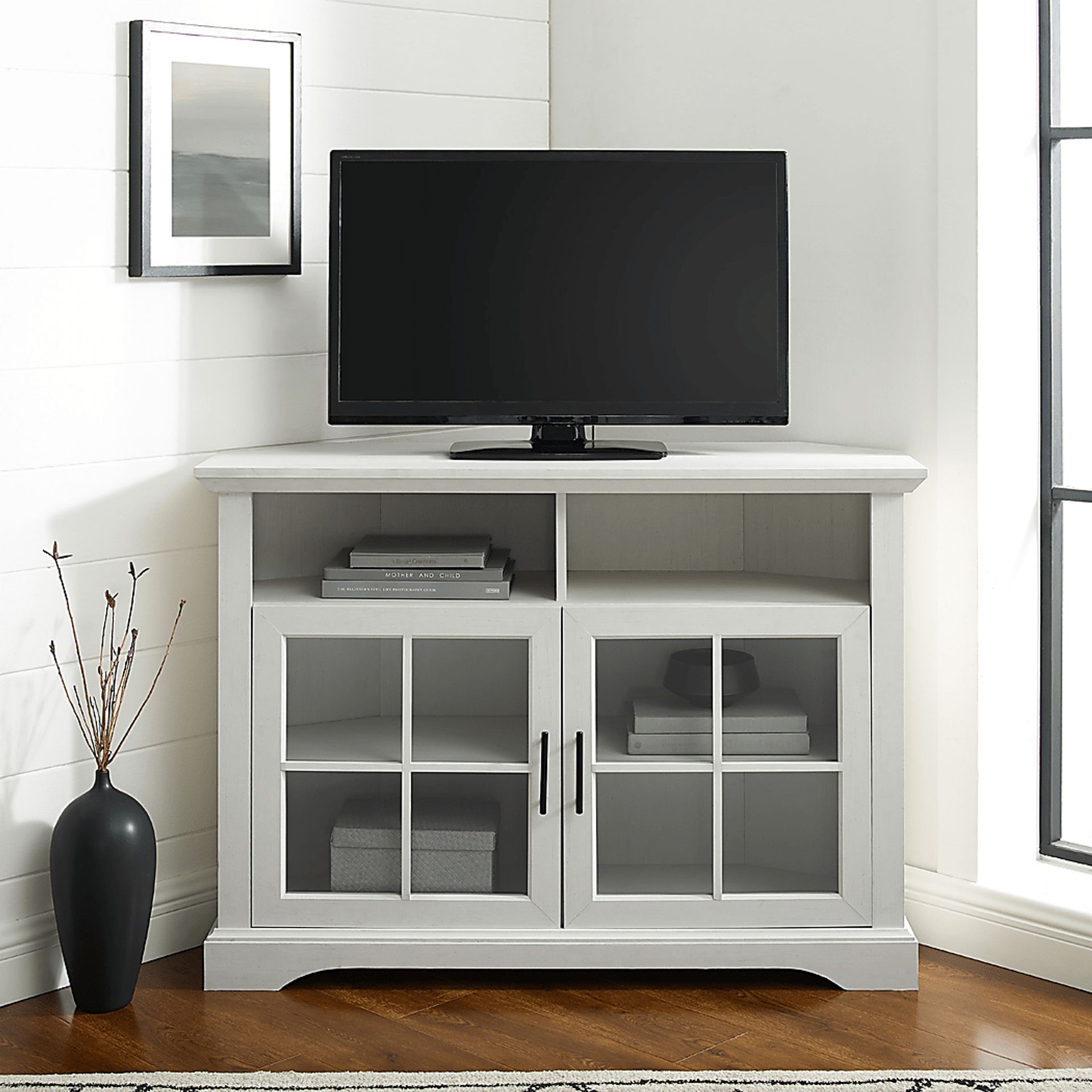 Beaconshope White 44 in. Console - Image 6