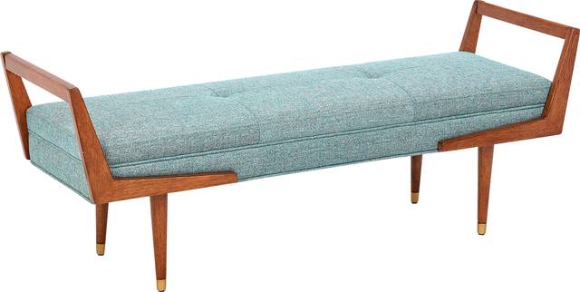 Beadel Blue Accent Bench - Thumbnail - Image 1