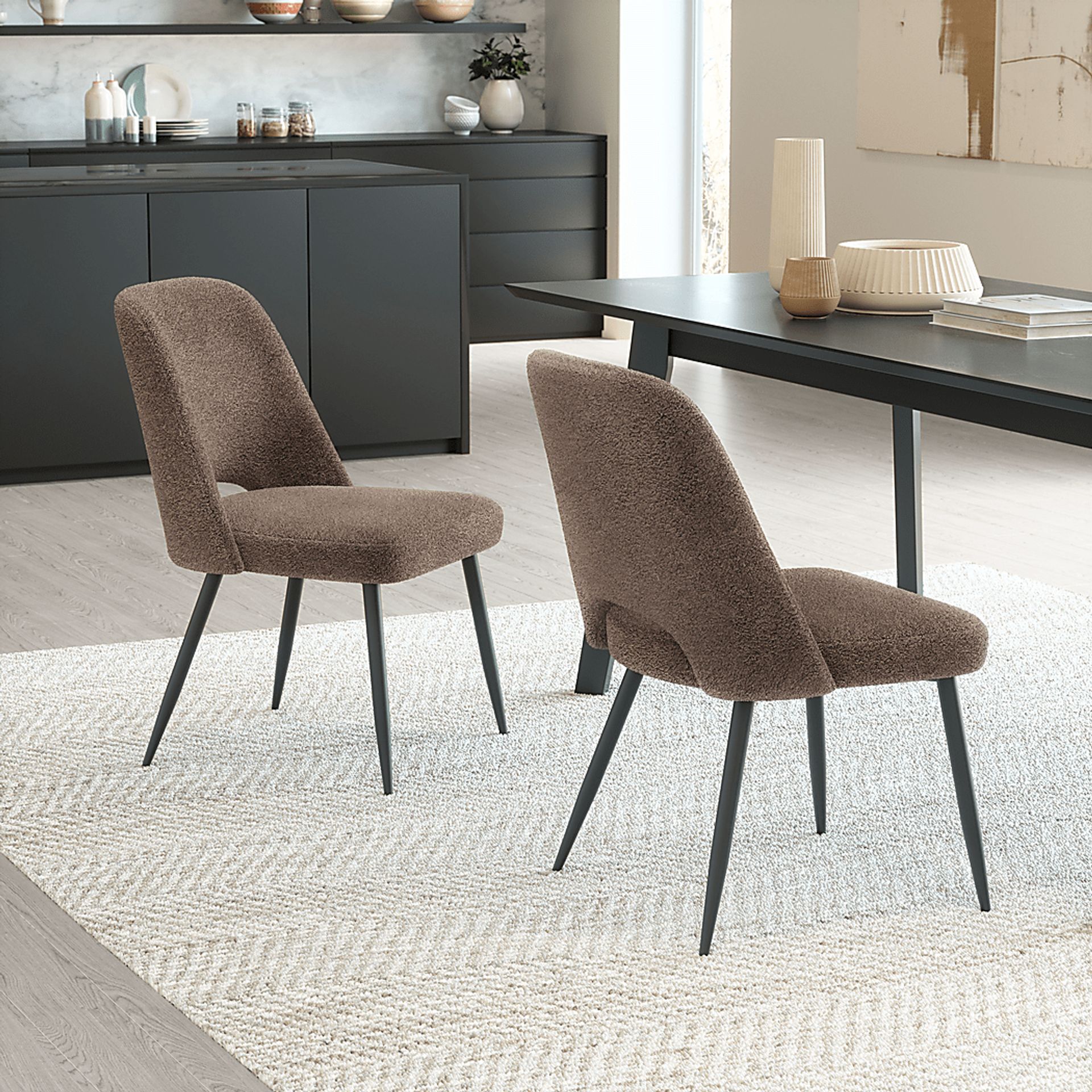 Beaman Brown Dining Chair, Set of 2 - Image 2