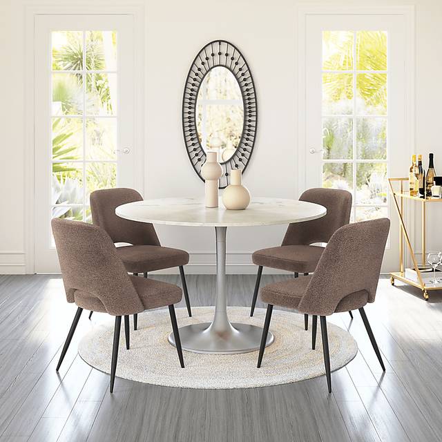 Beaman Brown Dining Chair, Set of 2 - Thumbnail - Image 4