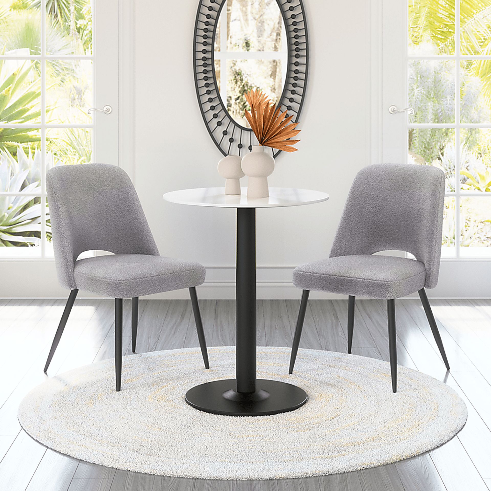 Beaman Gray Dining Chair, Set of 2 - Image 3