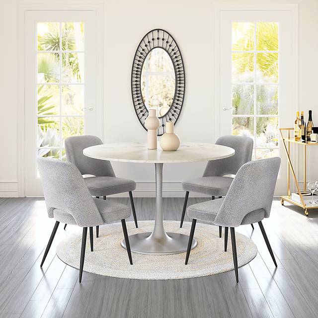 Beaman Gray Dining Chair, Set of 2 - Thumbnail - Image 4