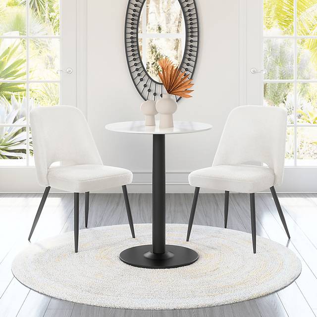 Beaman Ivory Dining Chair, Set of 2 - Thumbnail - Image 3