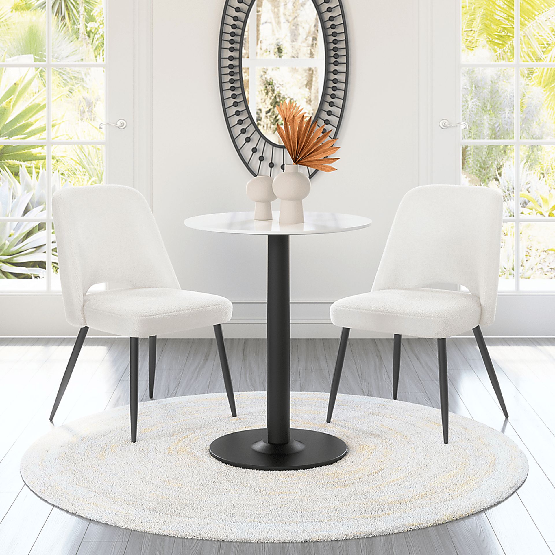 Beaman Ivory Dining Chair, Set of 2 - Image 3