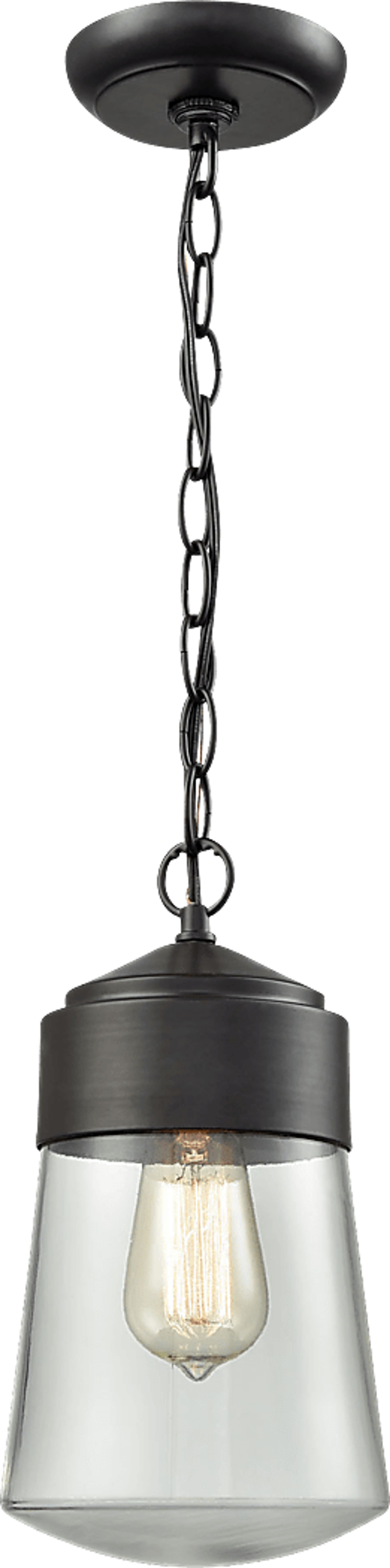 Bearkling Black Outdoor Chandelier - Image 1