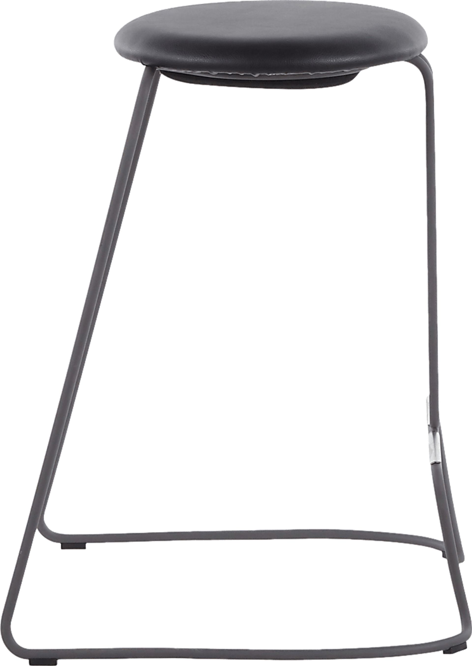 Bearslide I Black Counter Height Stool, Set of 2 - Image 3