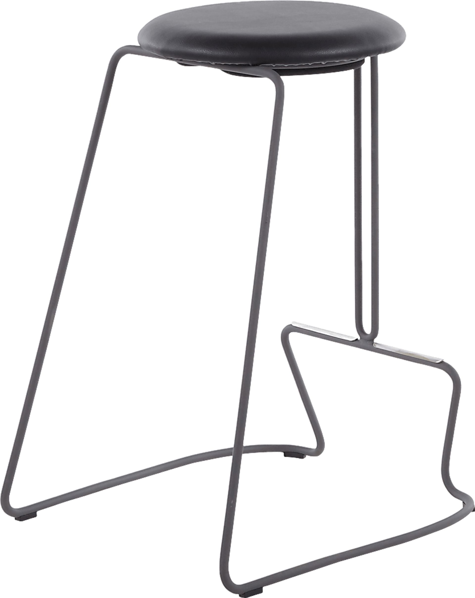 Bearslide I Black Counter Height Stool, Set of 2 - Image 4