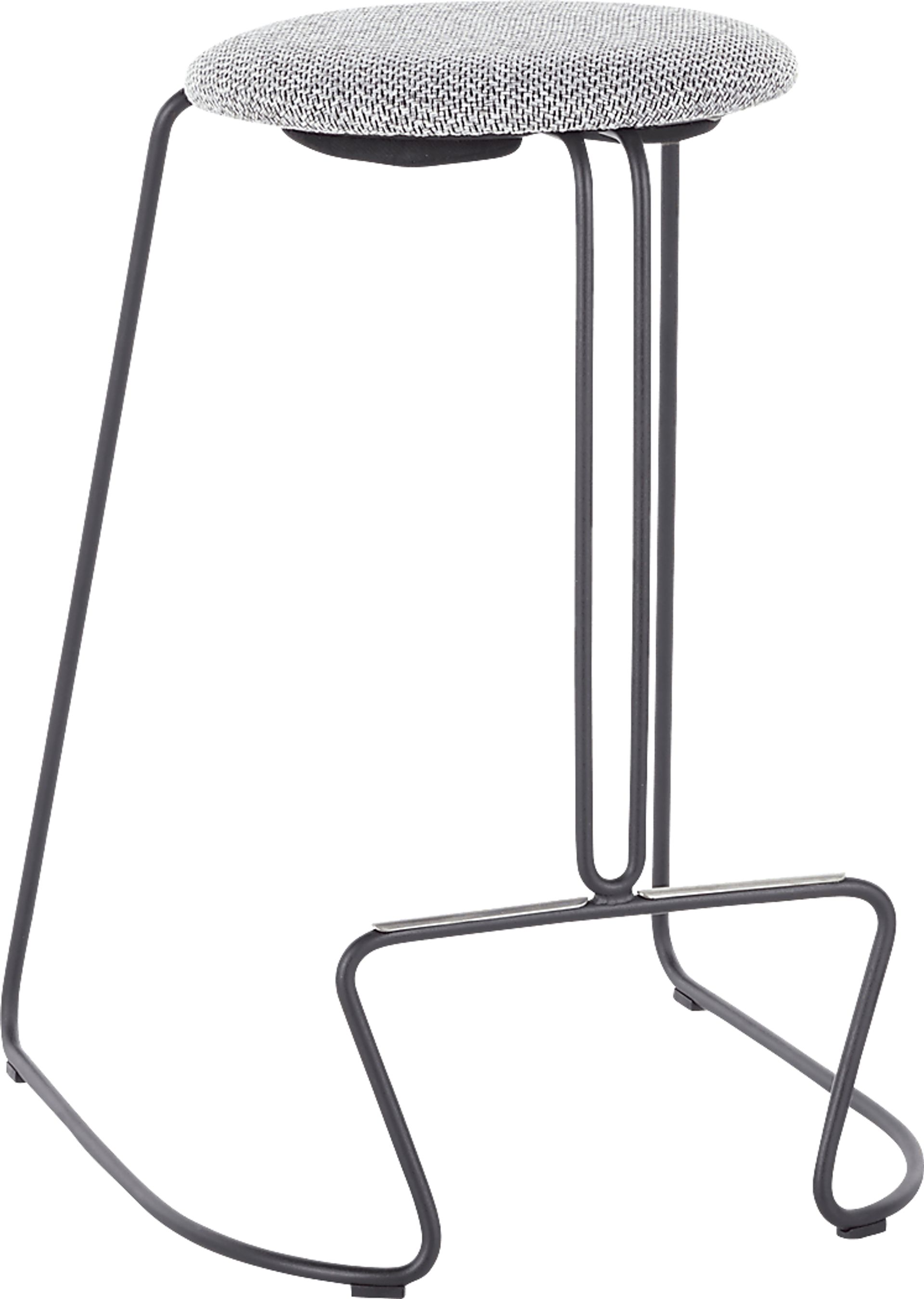 Bearslide I Charcoal Counter Height Stool, Set of 2 - Image 2