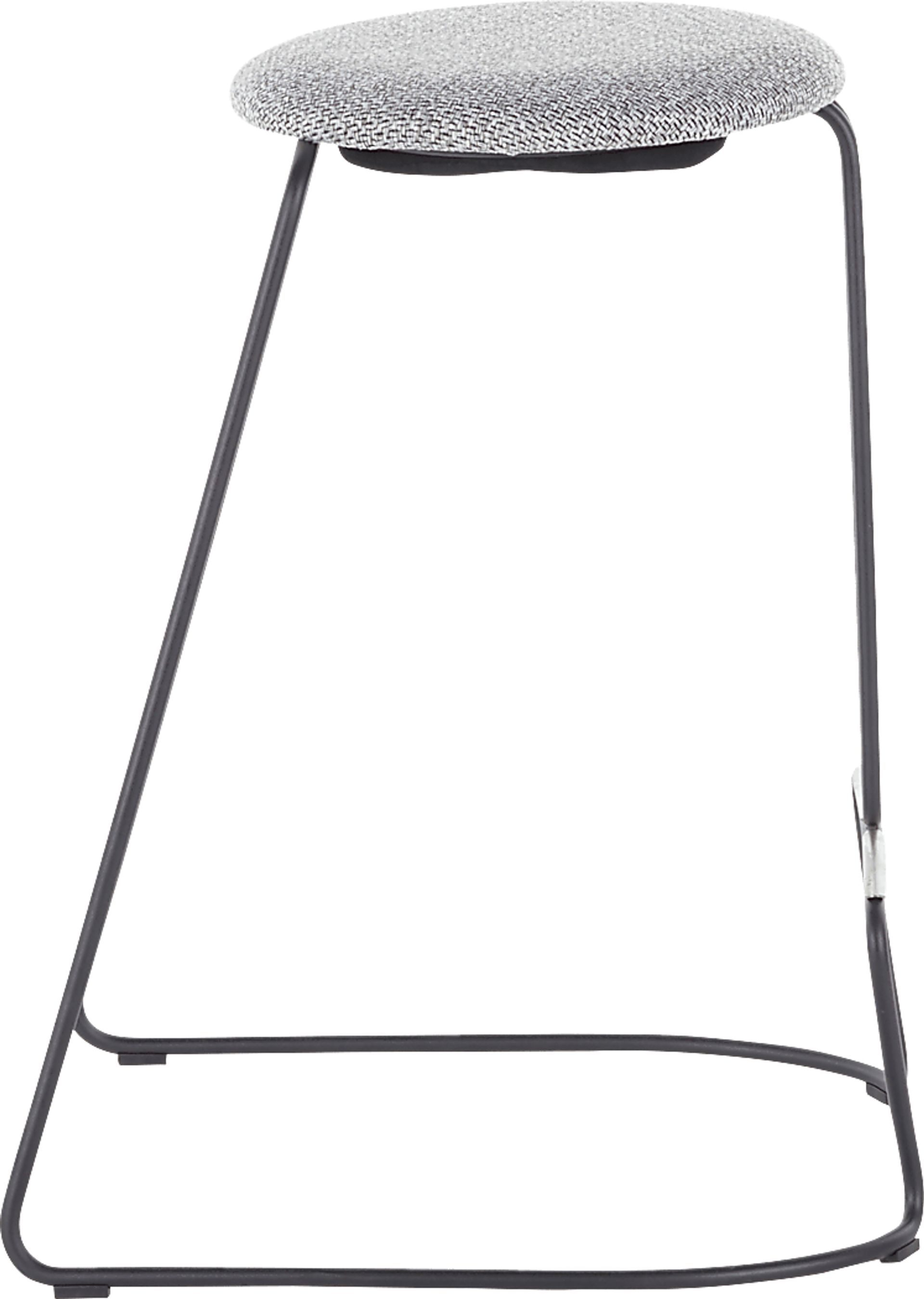 Bearslide I Charcoal Counter Height Stool, Set of 2 - Image 3