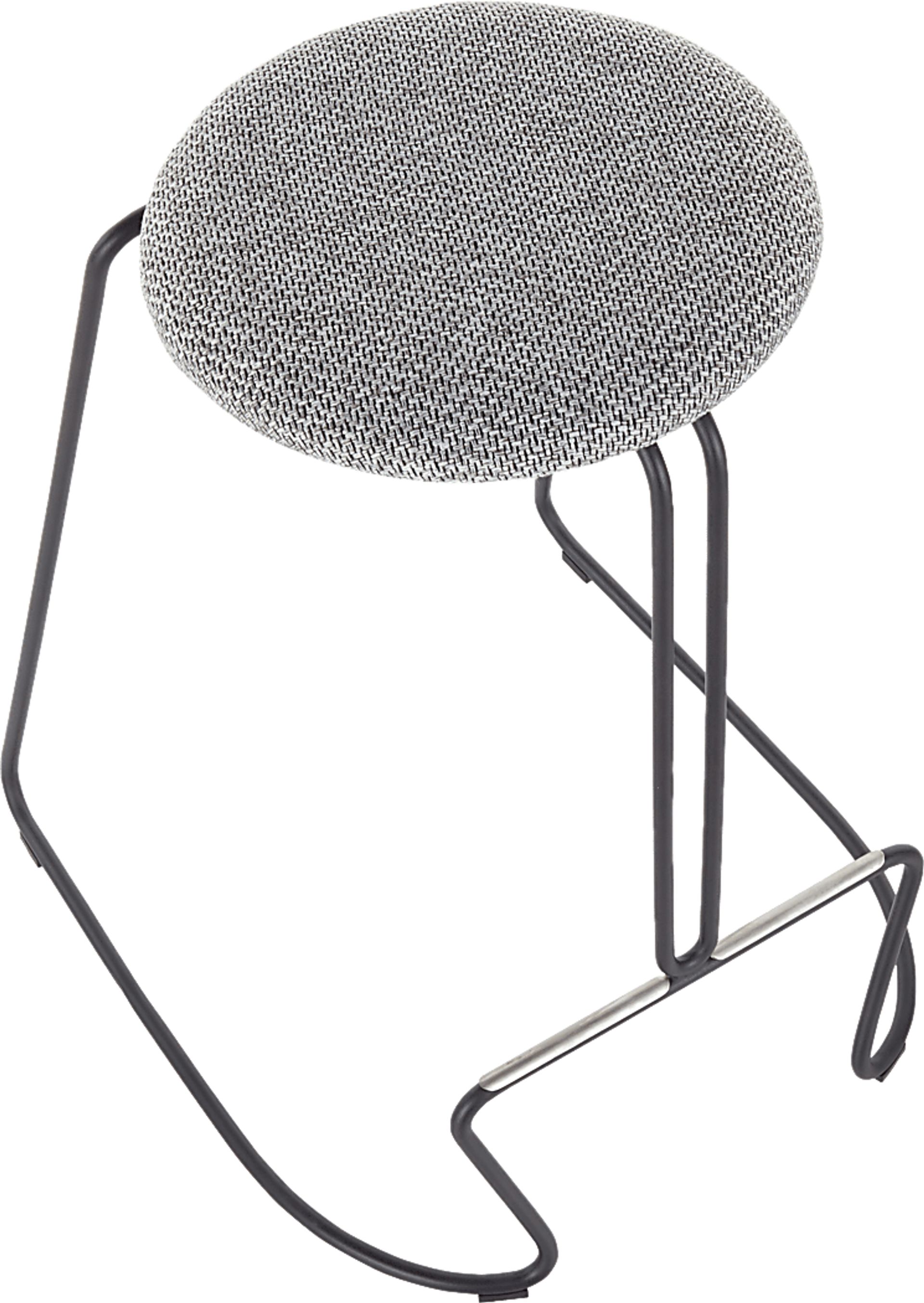 Bearslide I Charcoal Counter Height Stool, Set of 2 - Image 7