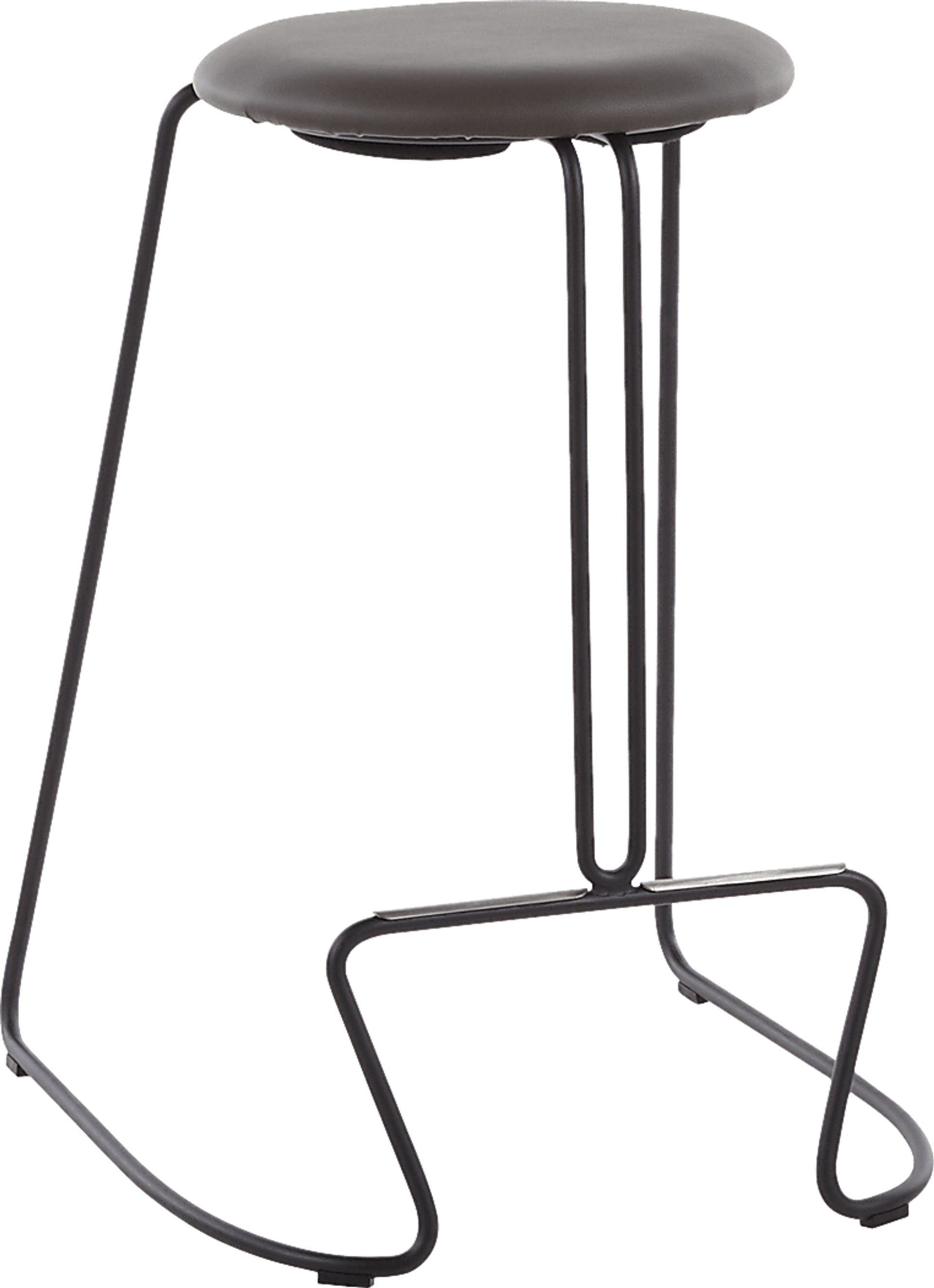 Bearslide I Gray Counter Height Stool, Set of 2 - Image 2