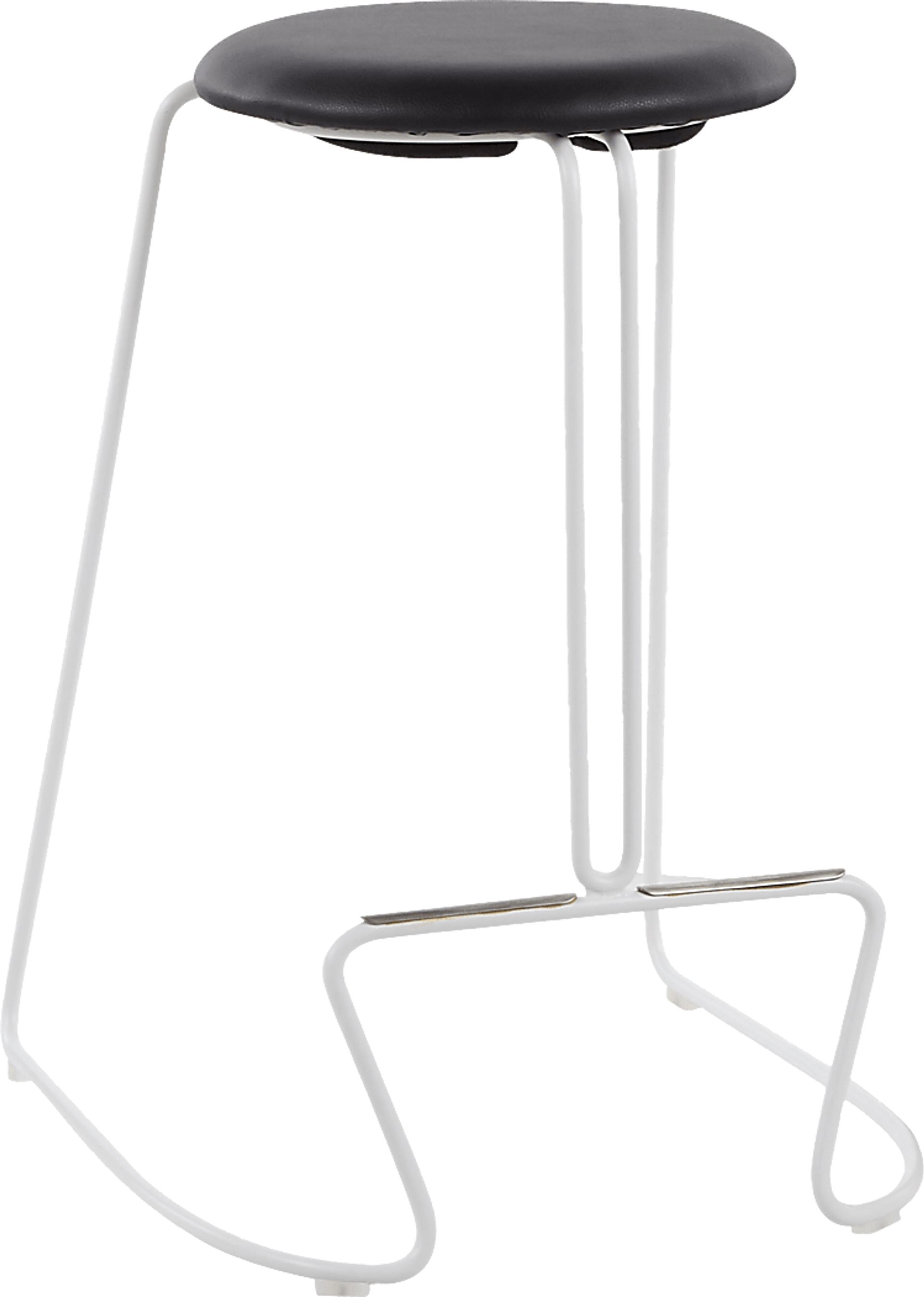Bearslide II Black Counter Height Stool, Set of 2 - Image 2