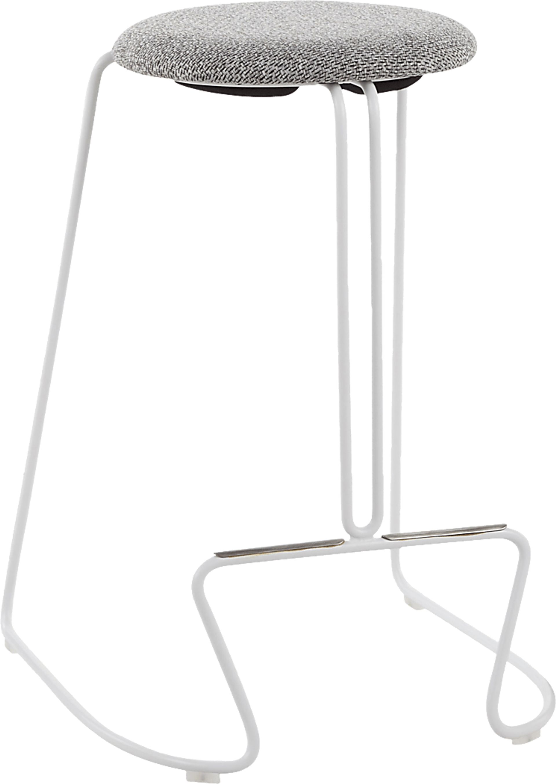 Bearslide II Charcoal Counter Height Stool, Set of 2 - Image 2