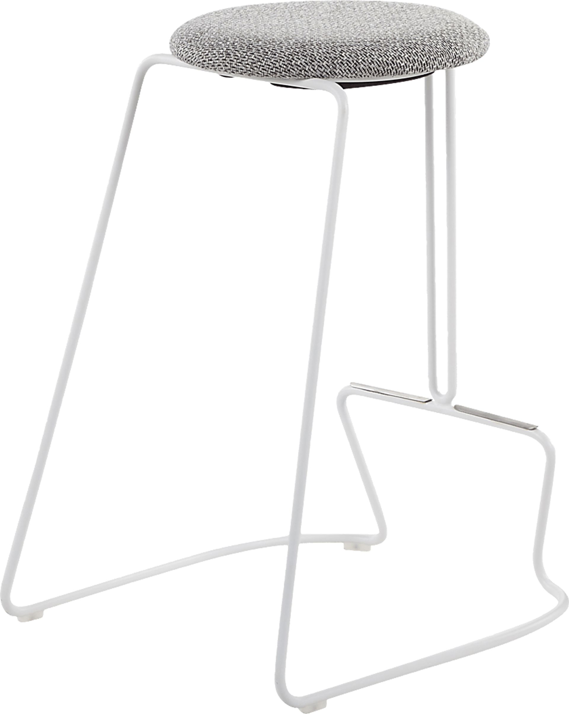 Bearslide II Charcoal Counter Height Stool, Set of 2 - Image 4