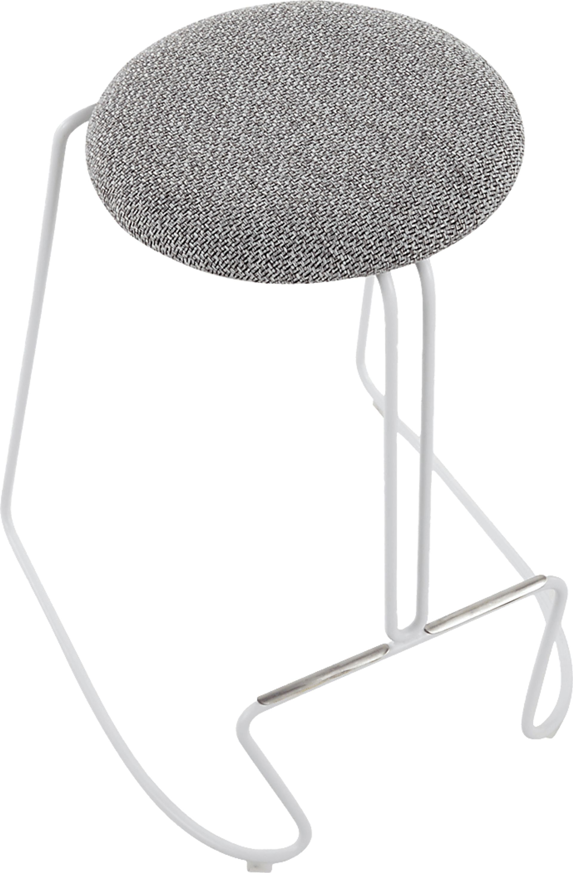Bearslide II Charcoal Counter Height Stool, Set of 2 - Image 7