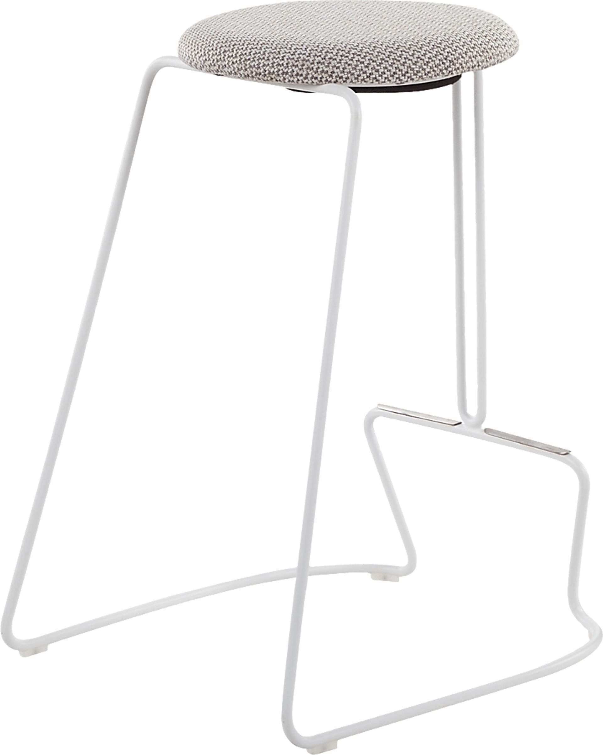 Bearslide II Light Gray Counter Height Stool, Set of 2 - Image 4