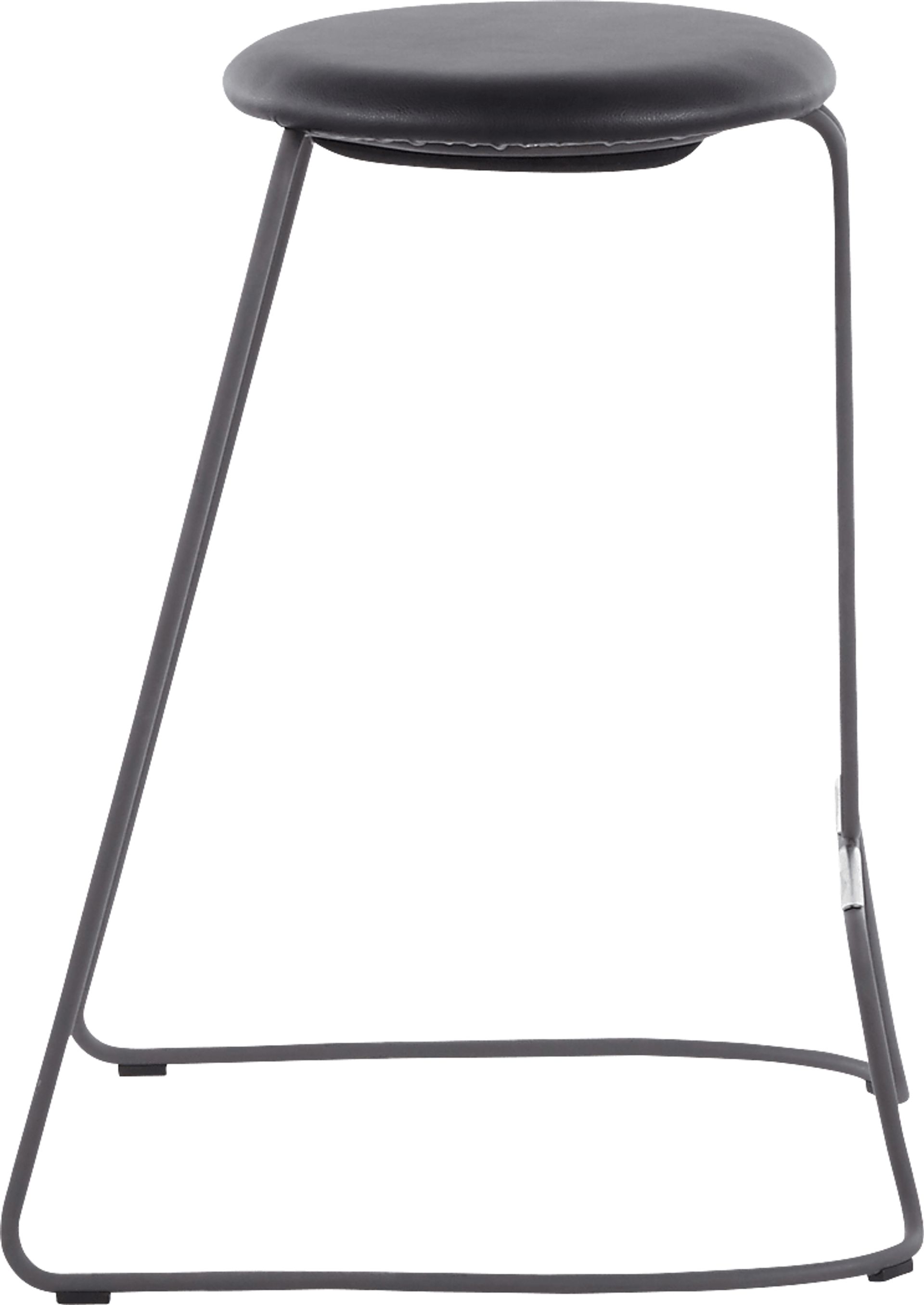 Bearslide III Black Counter Height Stool, Set of 2 - Image 3