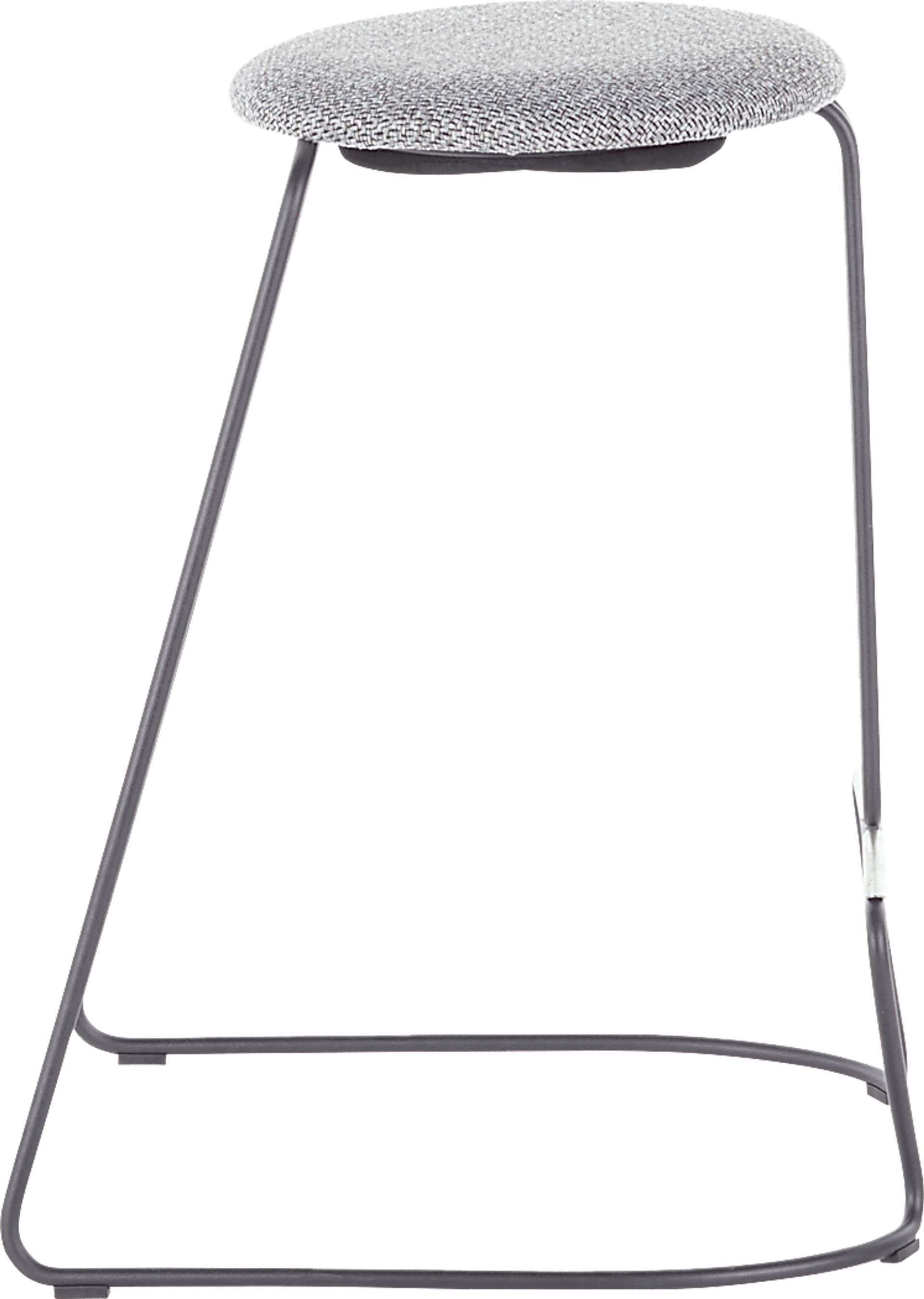 Bearslide III Charcoal Counter Height Stool, Set of 2 - Image 3