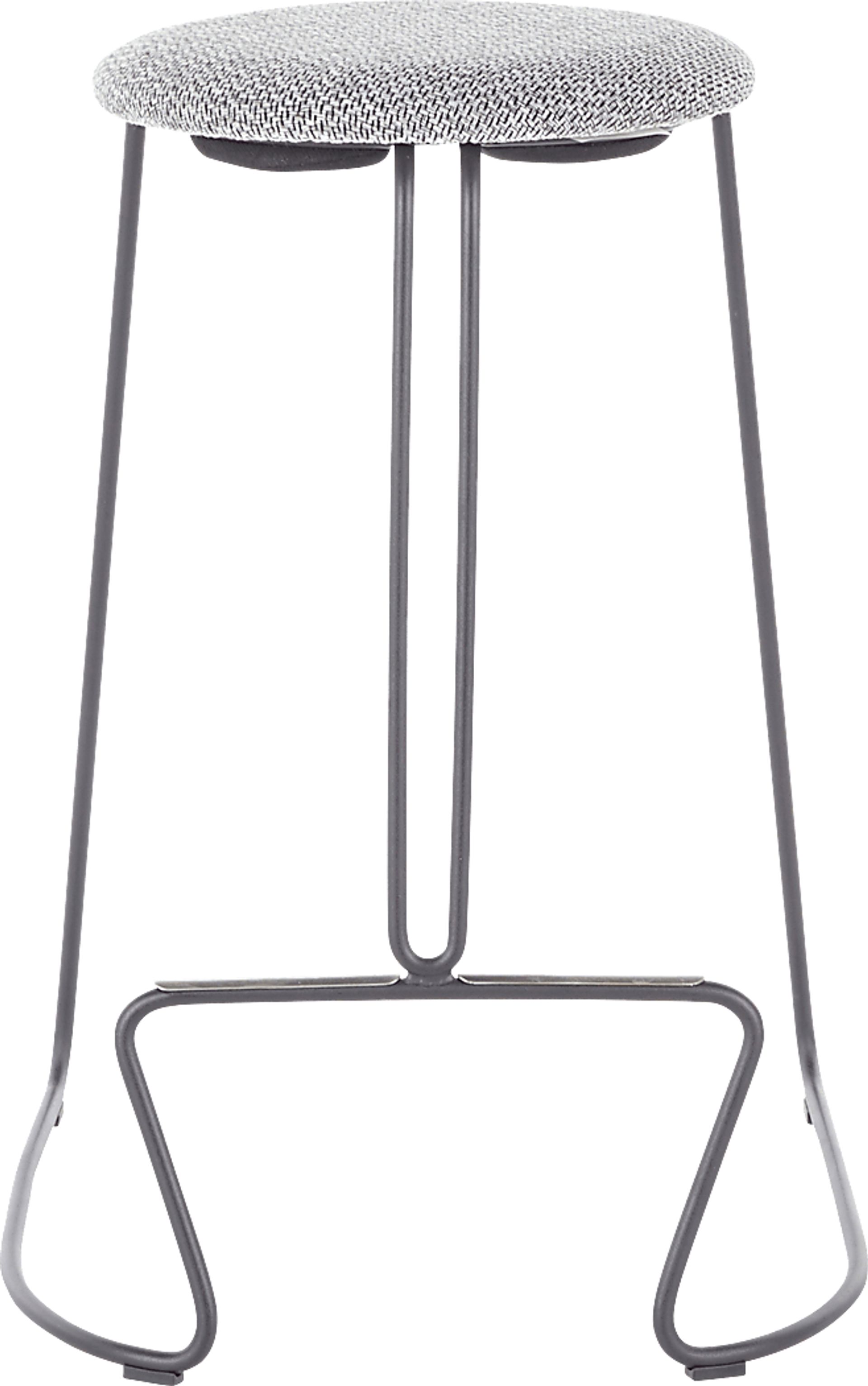 Bearslide III Charcoal Counter Height Stool, Set of 2 - Image 6