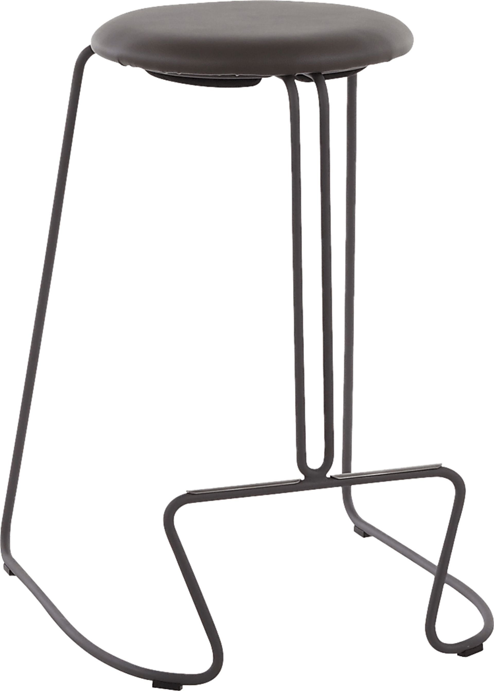 Bearslide III Gray Counter Height Stool, Set of 2 - Image 2