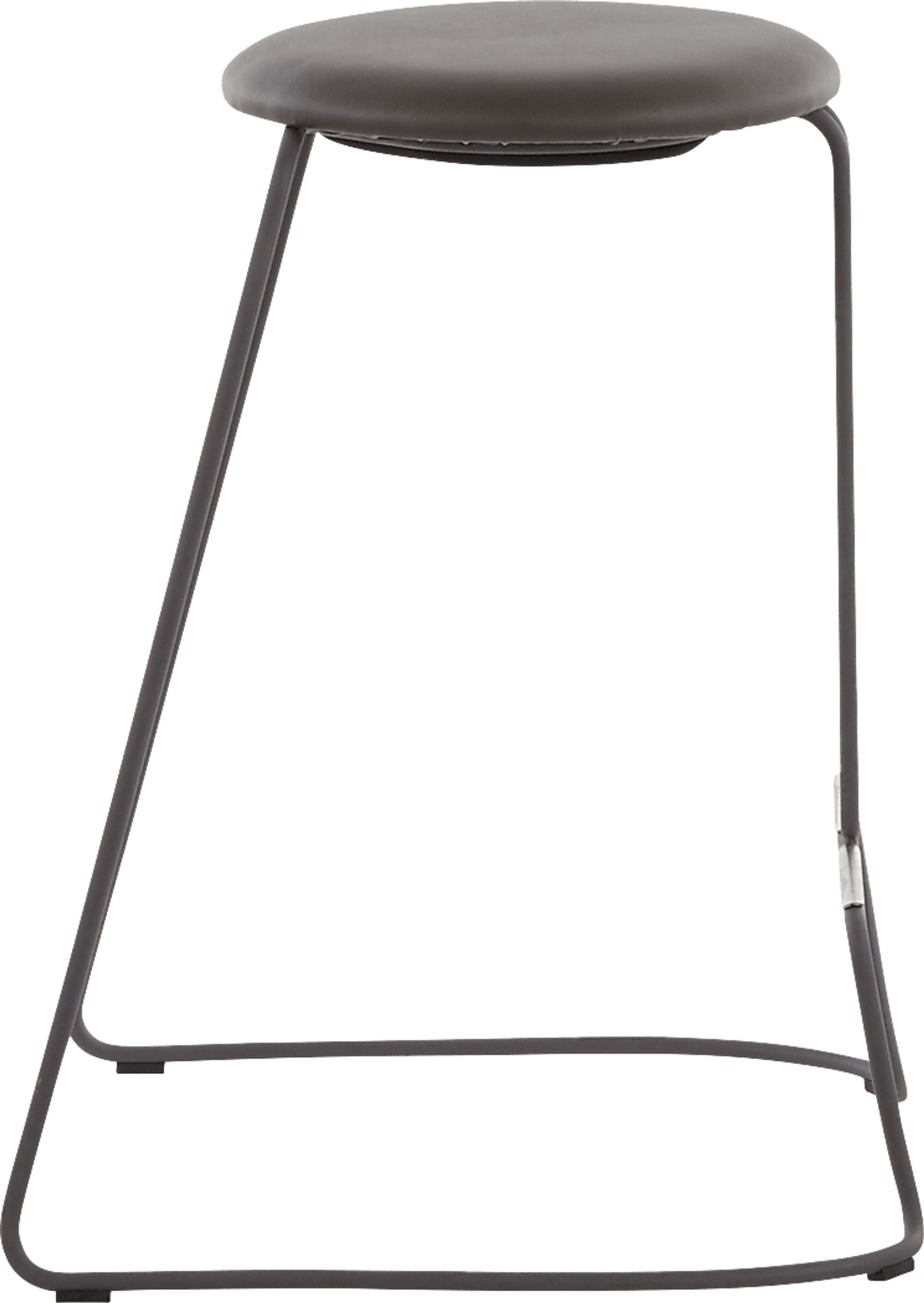 Bearslide III Gray Counter Height Stool, Set of 2 - Image 3