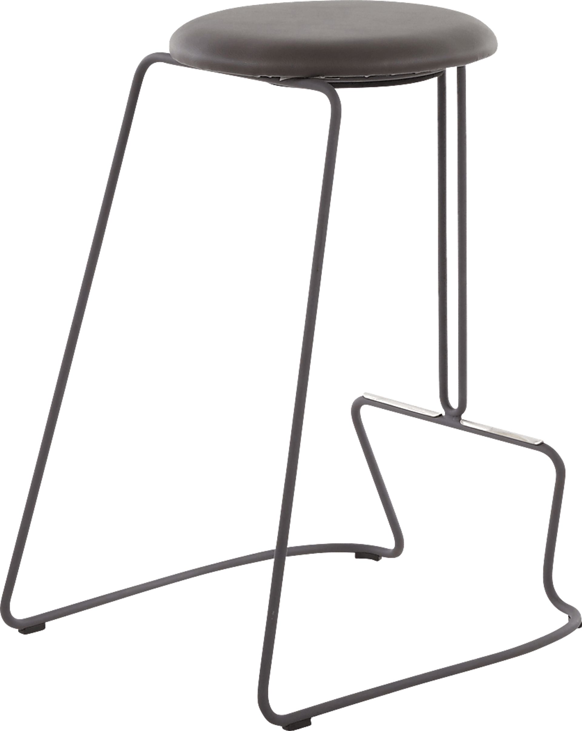 Bearslide III Gray Counter Height Stool, Set of 2 - Image 4