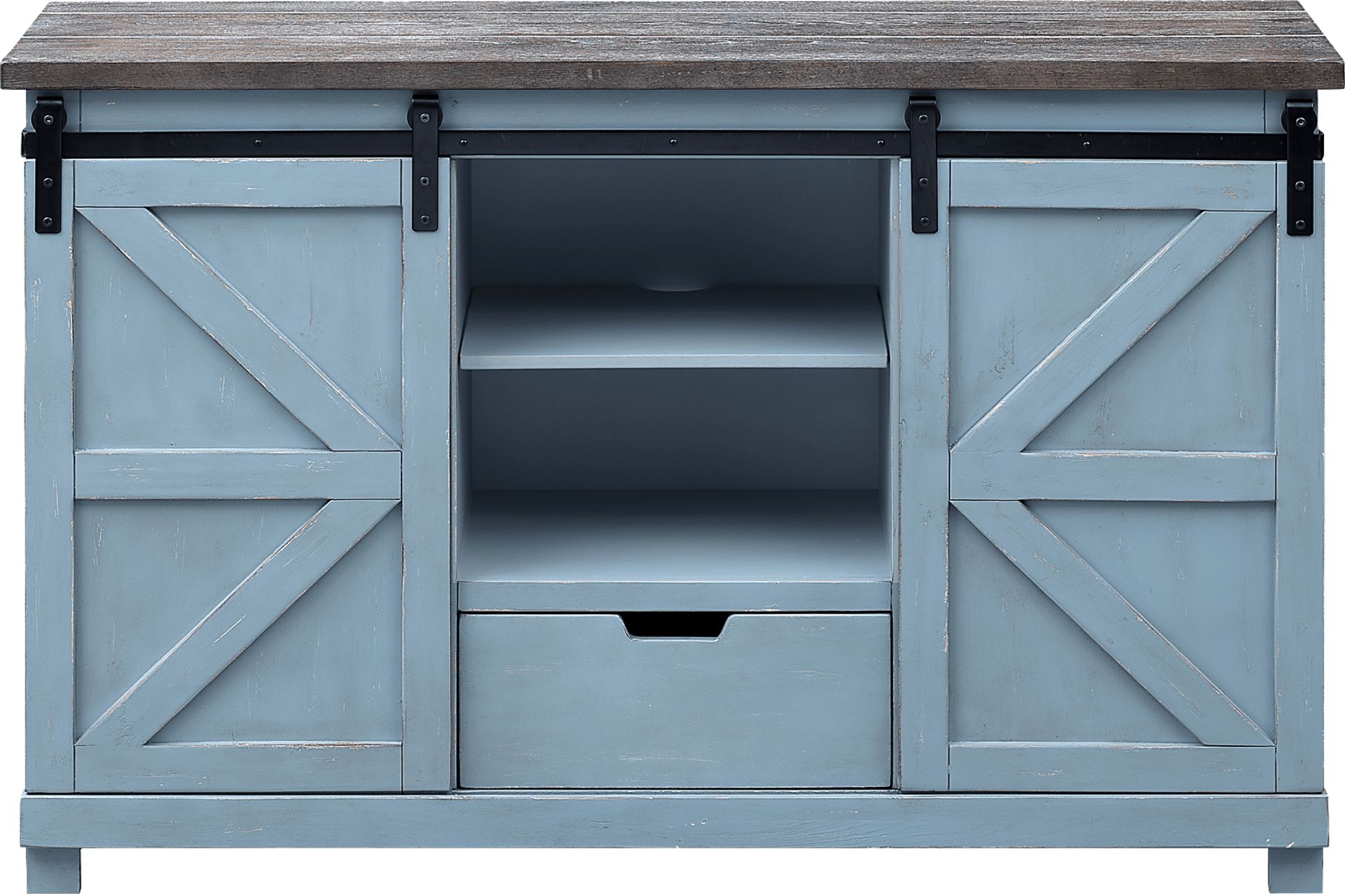 Bearwollow Blue Credenza - Image 2