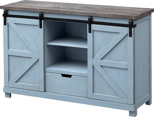 Bearwollow Blue Credenza