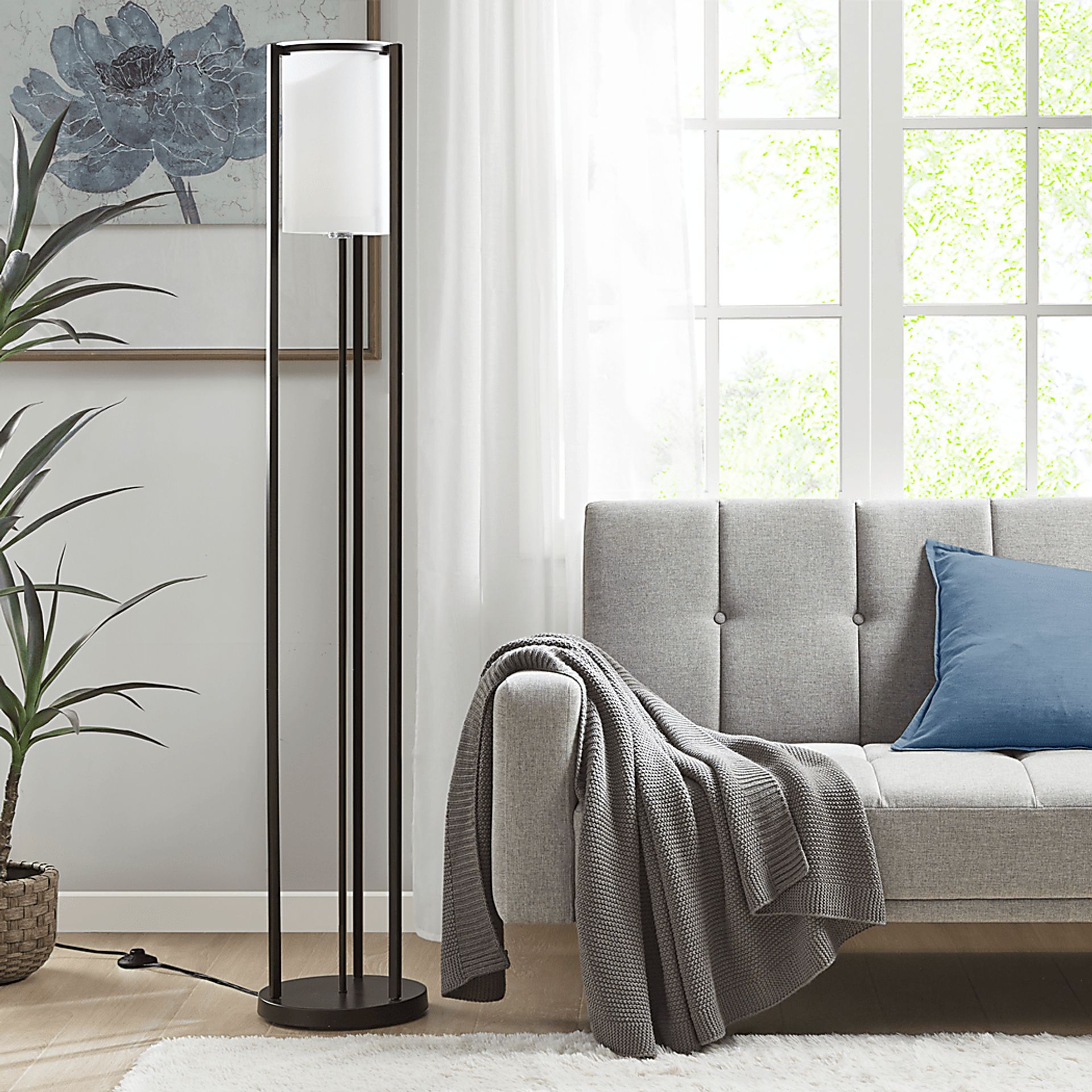 Beasley Trail Black Floor Lamp - Image 2