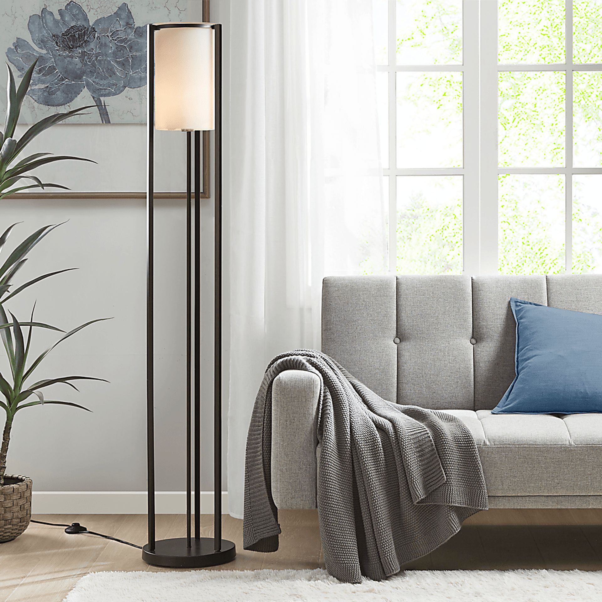 Beasley Trail Black Floor Lamp - Image 8