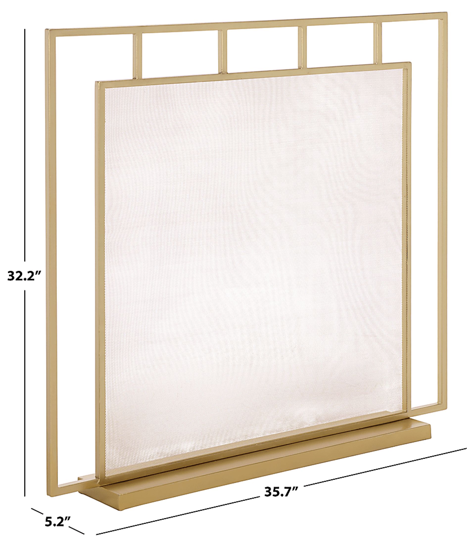 Beasun Gold Fireplace Screen - Image 4