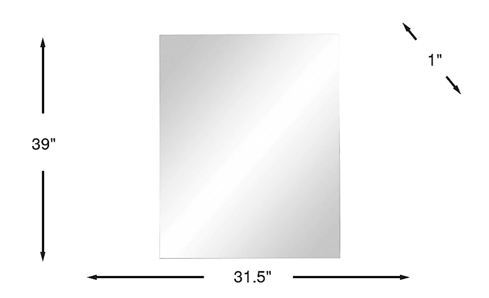 Dimension Image. Please refer to the Dimension Tab on this page for dimension details.