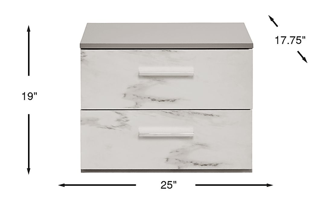 Beatrice Gray Nightstand