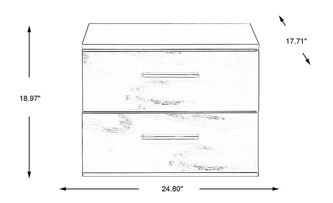 Beatrice Gray Nightstand