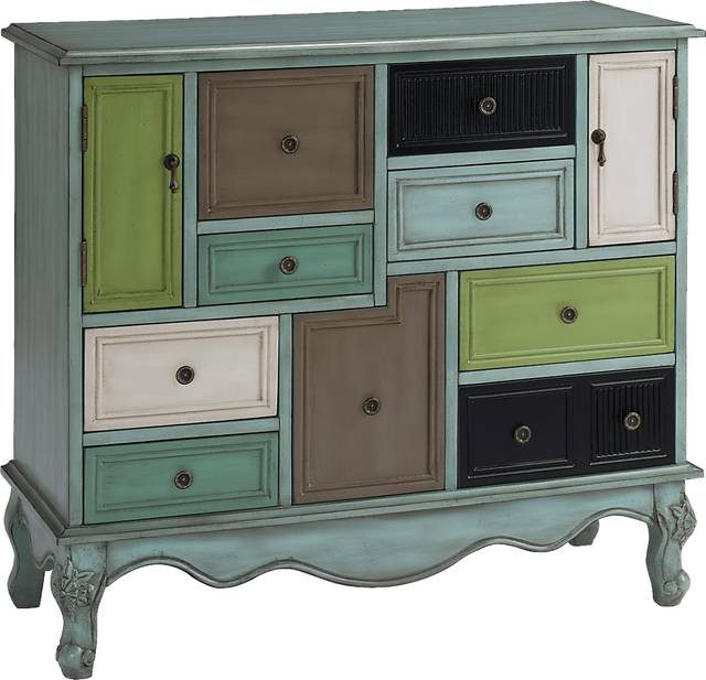Beatrice Lane Gray Accent Cabinet - Thumbnail - Image 1