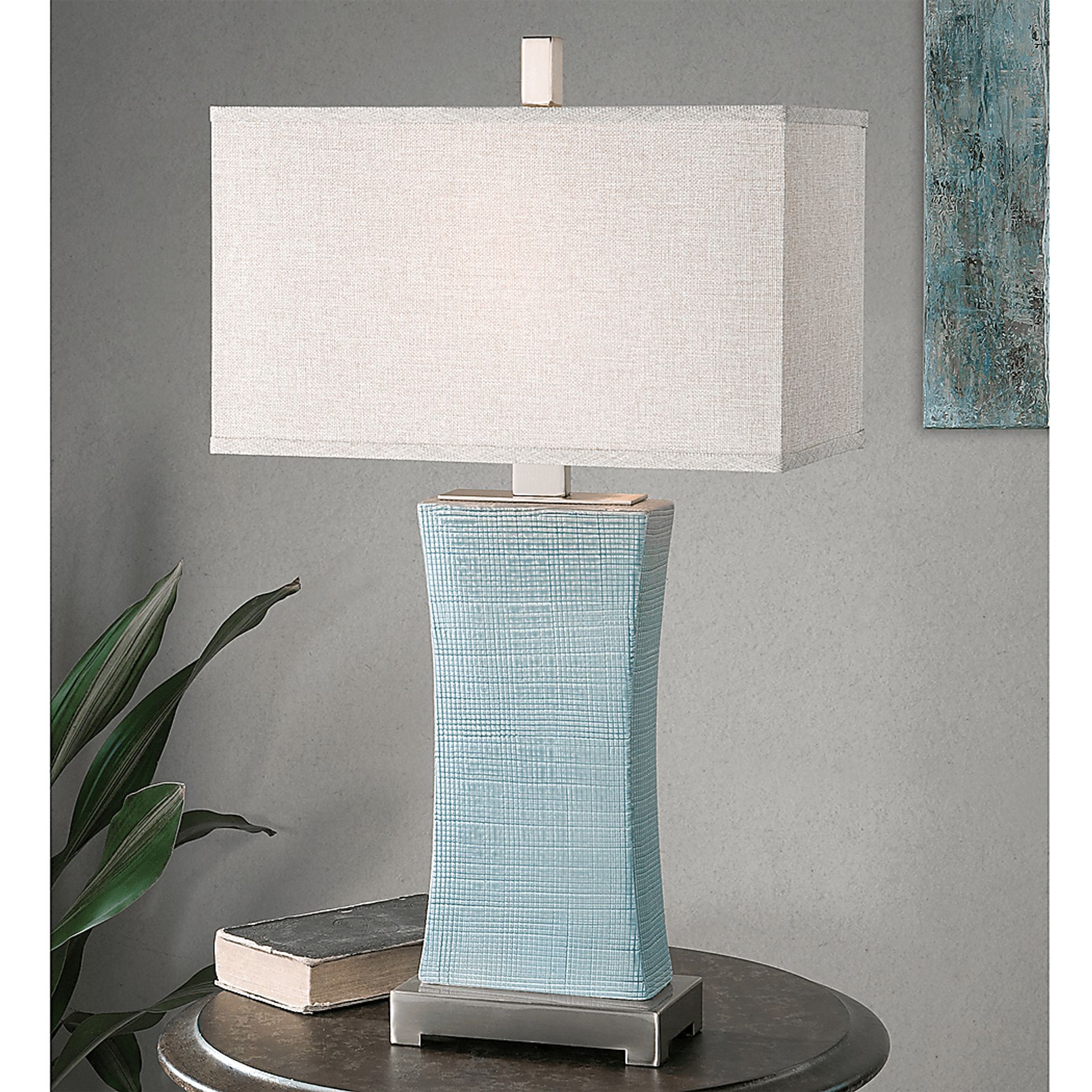 Beatris Boulevard Blue Lamp - Image 2