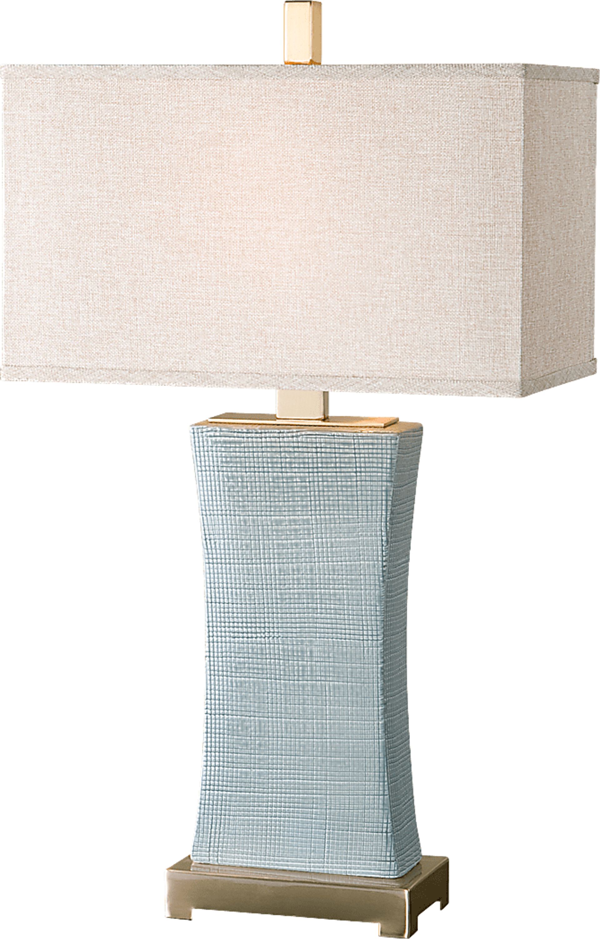 Beatris Boulevard Blue Lamp - Image 1