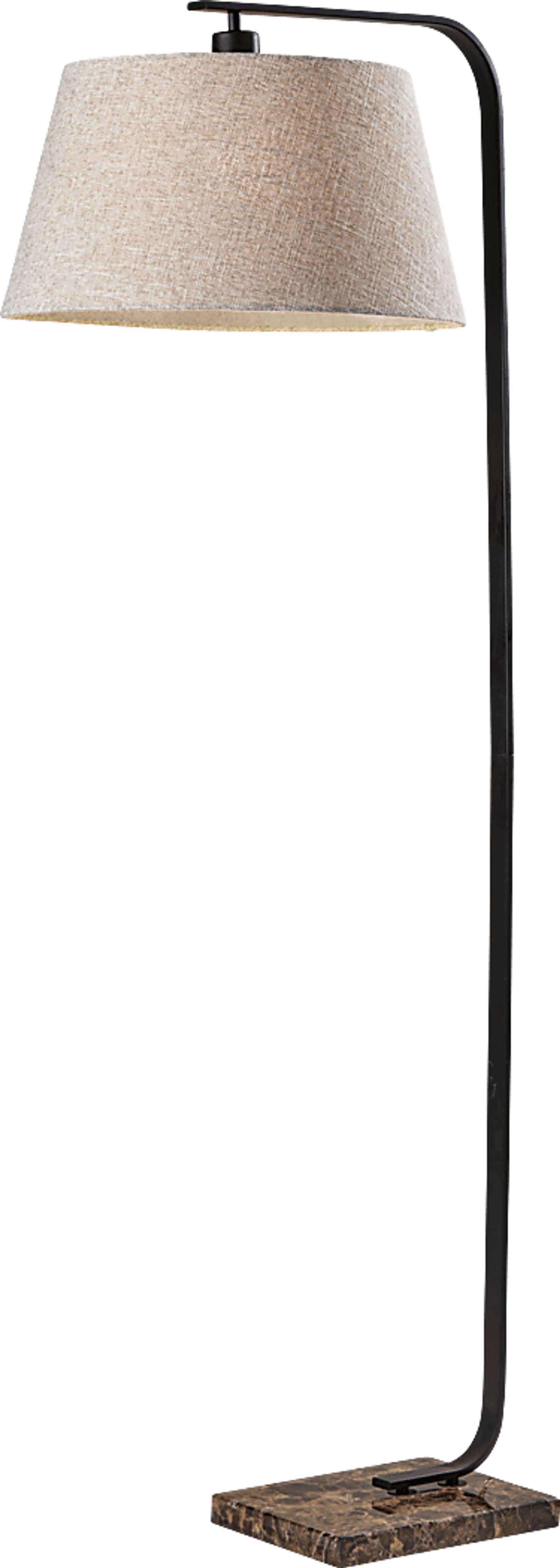 Beau Isle Black Floor Lamp - Image 1