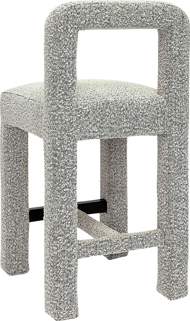Beaudelaire Gray Counter Height Stool - Thumbnail 4