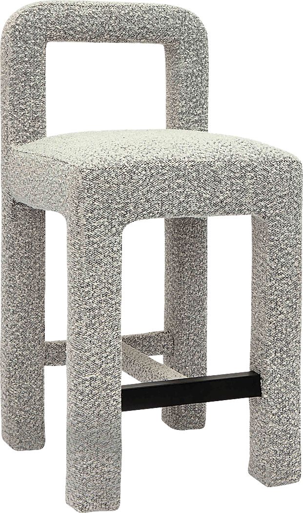 Beaudelaire Gray Counter Height Stool