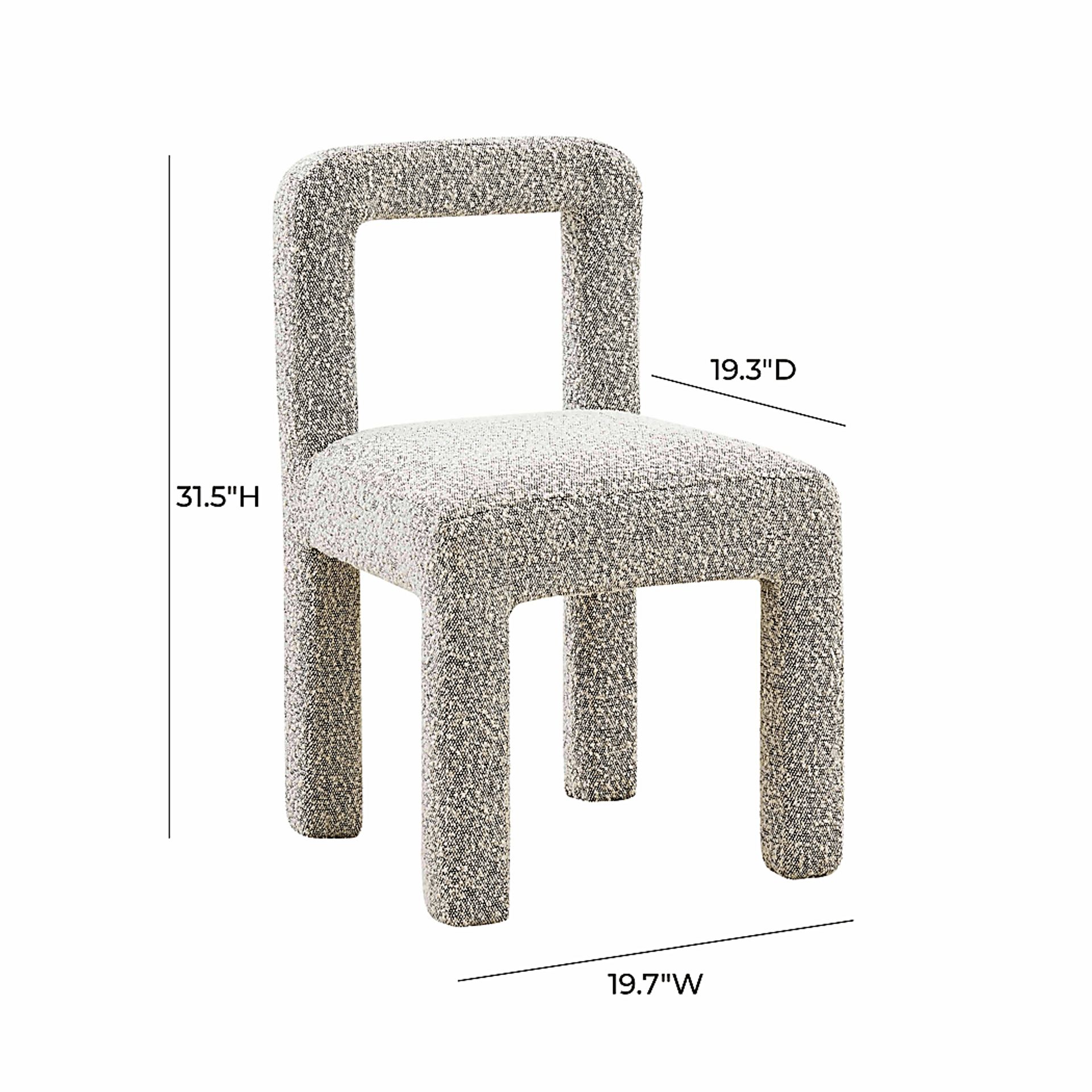Beaudelaire Gray Side Chair - Image 7
