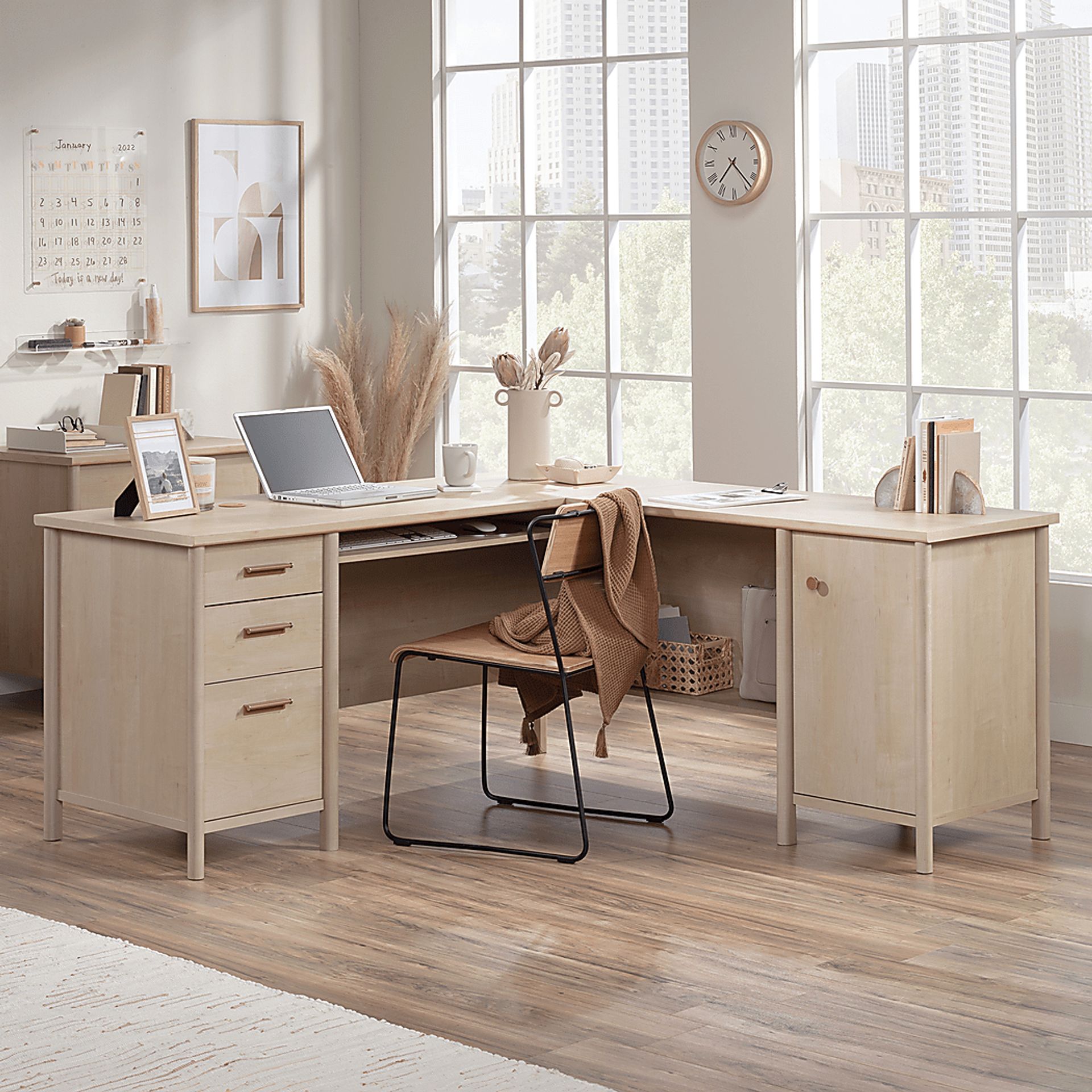Beaudoin Brown L-Desk - Image 2