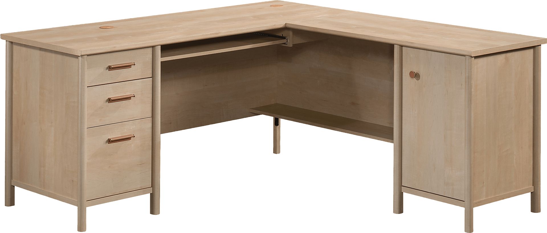 Beaudoin Brown L-Desk - Image 1