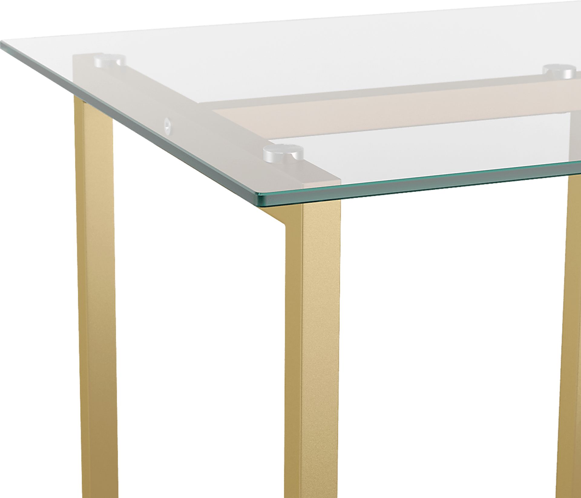 Beaufain Brass Office Table - Image 8