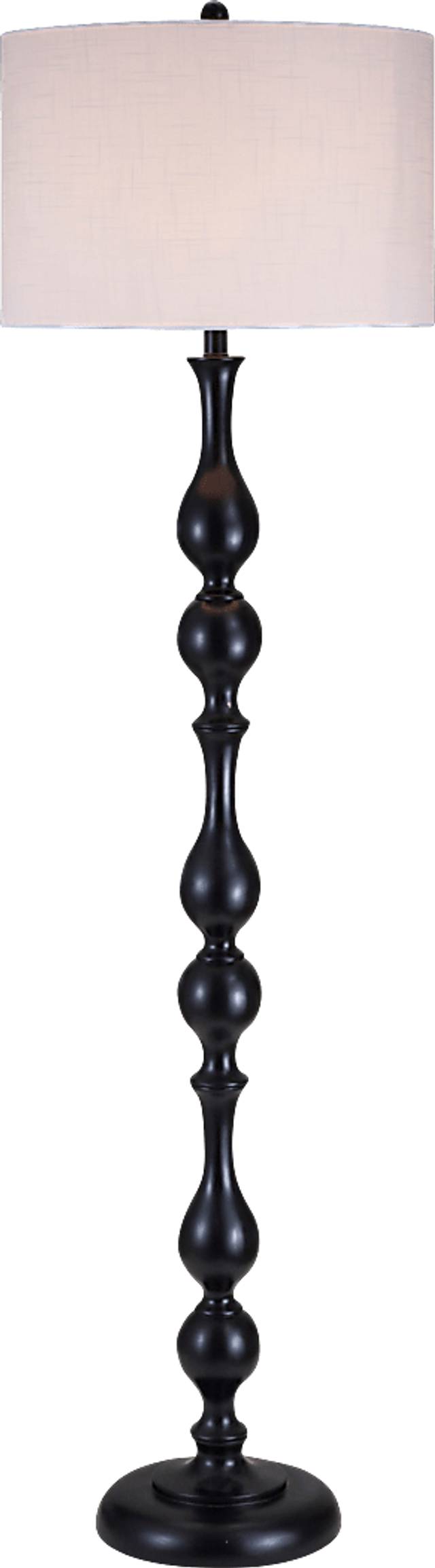 Beauford Black Floor Lamp - Thumbnail - Image 1