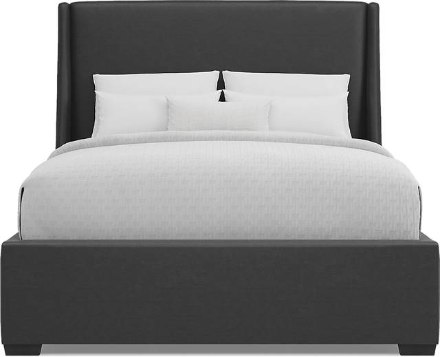 Beaufoy Graphite 3 Pc King Upholstered Bed - Thumbnail - Image 2