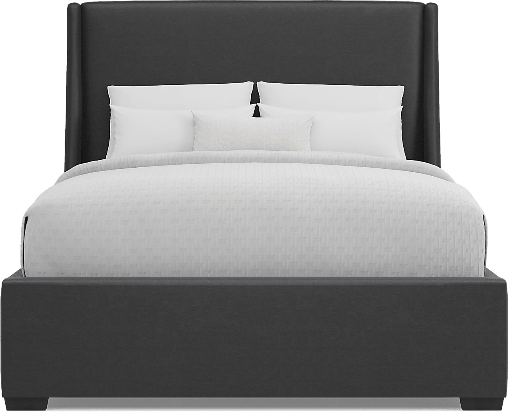 Beaufoy Graphite 3 Pc Queen Upholstered Bed - Image 2