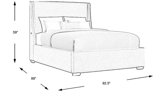 Dimension Image. Please refer to the Dimension Tab on this page for dimension details.