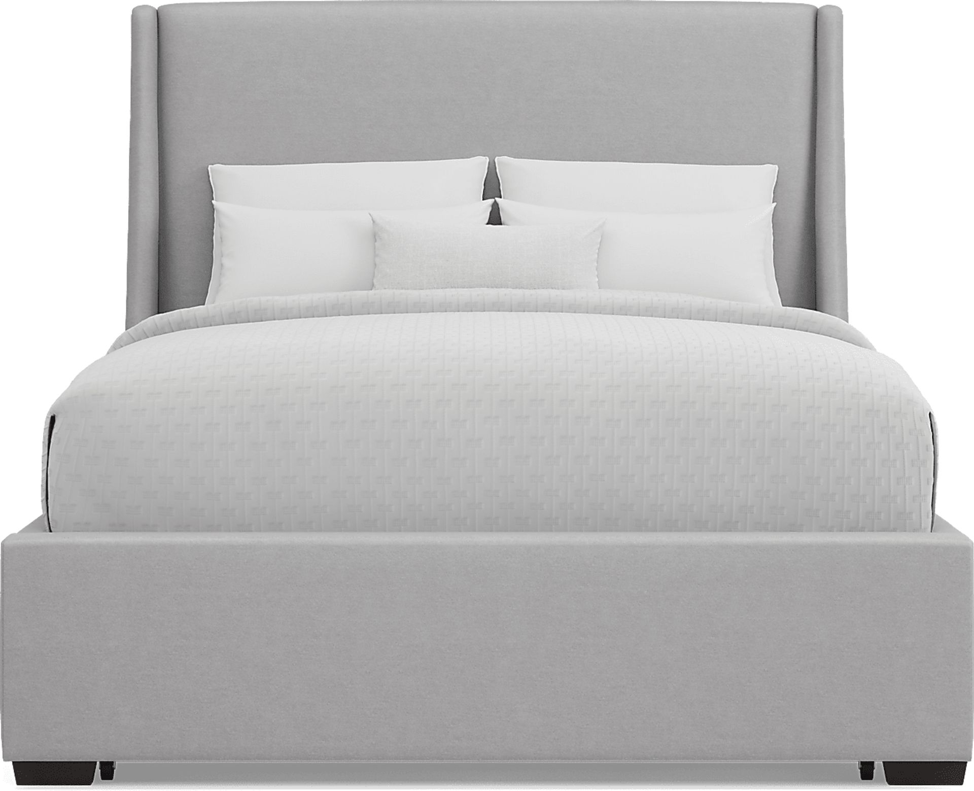 Beaufoy Gray 3 Pc Queen Upholstered Storage Bed - Image 2